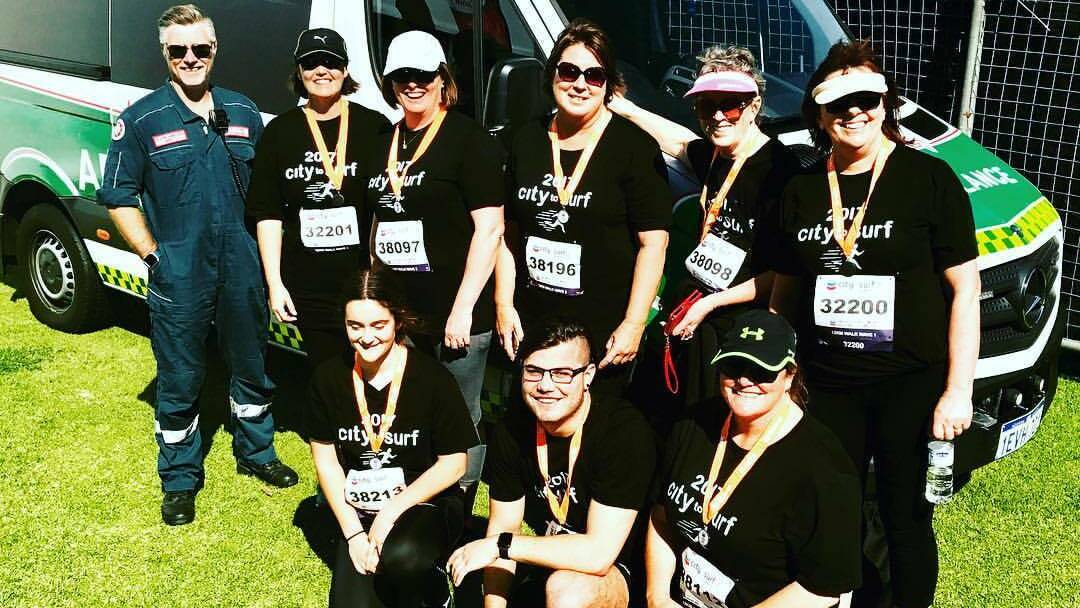 Team Cory recently completed the City to Surf event in Perth, raising money for St John Ambulance.