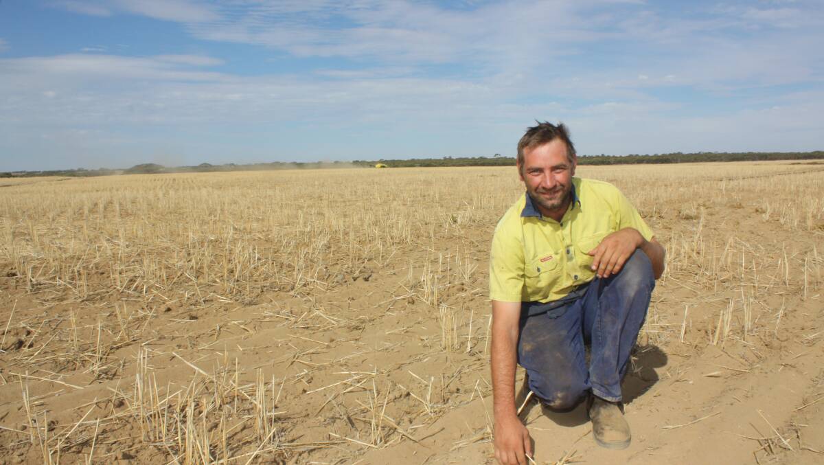 Boyd Carter started sowing lupins on his Wubin property on Friday, April 7.