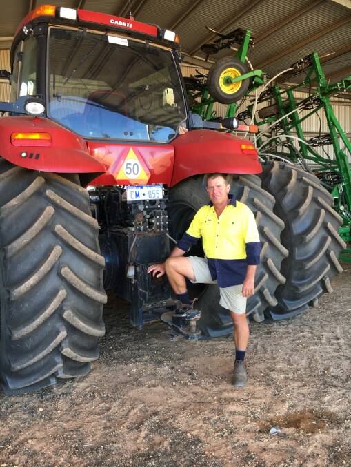 Cunderdin grower Stuart Mussared has received just nine millimetres of rain on his property since he started seeding in early April.