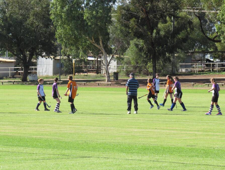 Umpiring: A photo taken during a game at Bert Hawke oval in Northam. Round two will commence next week, with results published in the paper.