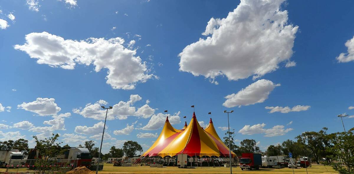Hudson's Circus Big Top. Photo by reader Karen Morgan.