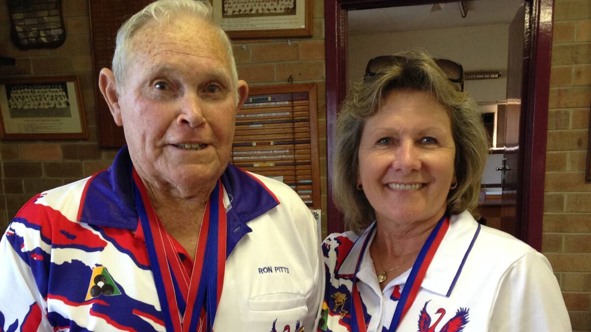Northam Bowling Club Ladies and Men's player of the year awards went to Jenny Parker and Ron Pitts.