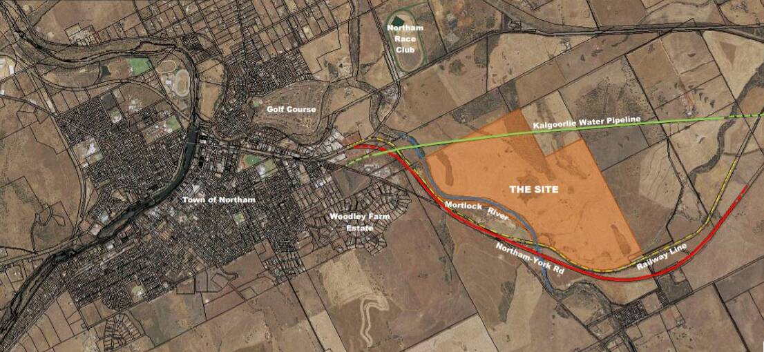 The $16 million dollar Carnegie Clean Energy Limited solar farm will be developed on 131 Northam-York Road, Muluckine. Image from Carnegie development report.