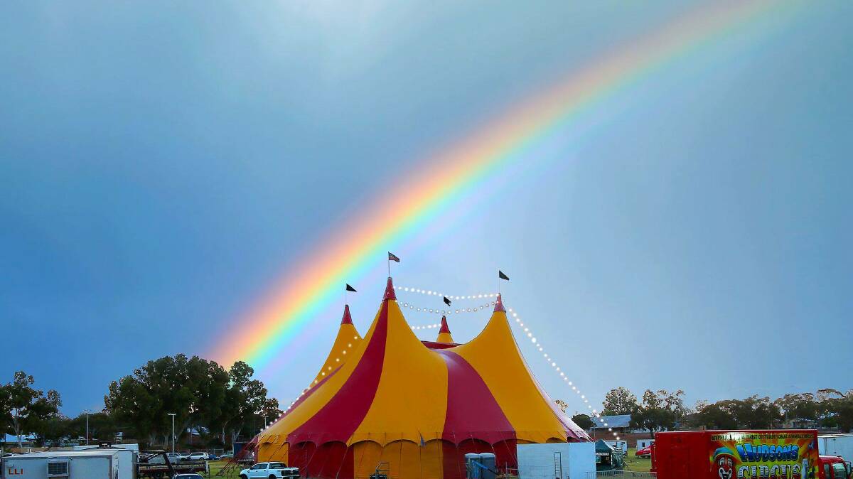 Hudson's Circus Big Top in Northam. Photo by reader Karen Morgan.