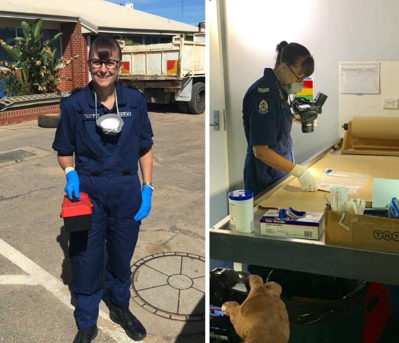 Forensic investigation officer senior constable Danielle Fricker is one of the seven women chosen to be a part of the Women in Policing video campaign.