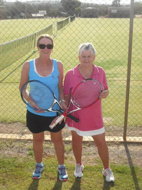 Pennant players: Kellie Podmore and Bev Young won all six of their sets.
