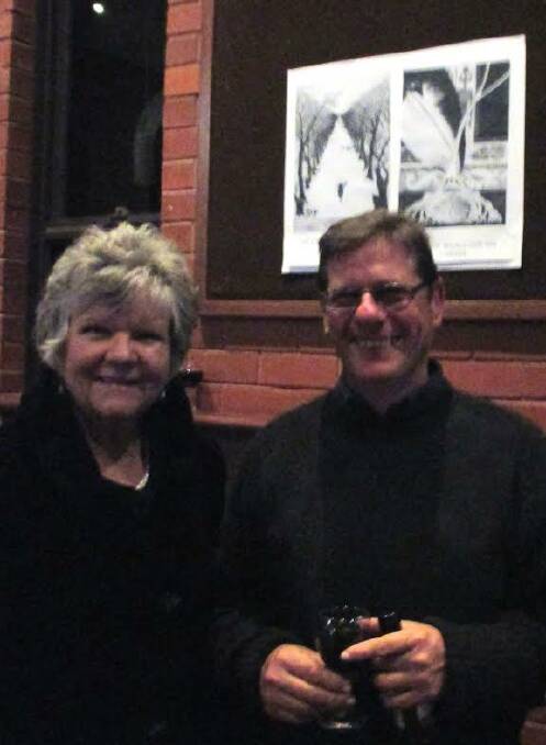 Kipling: Marilyn Piper and Peter Weibel enjoying a night out.