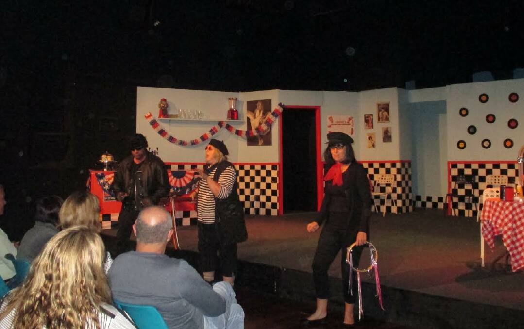 Nifty night out: Beatniks set the audience in motion.