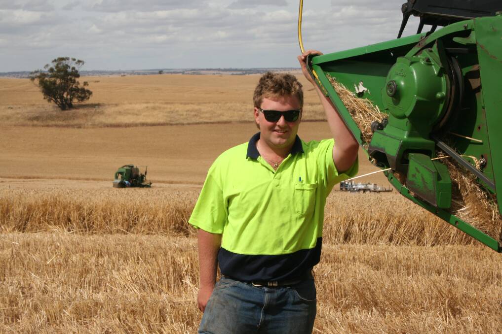 Farm work: Ryan O Neil enjoys working in agriculture.