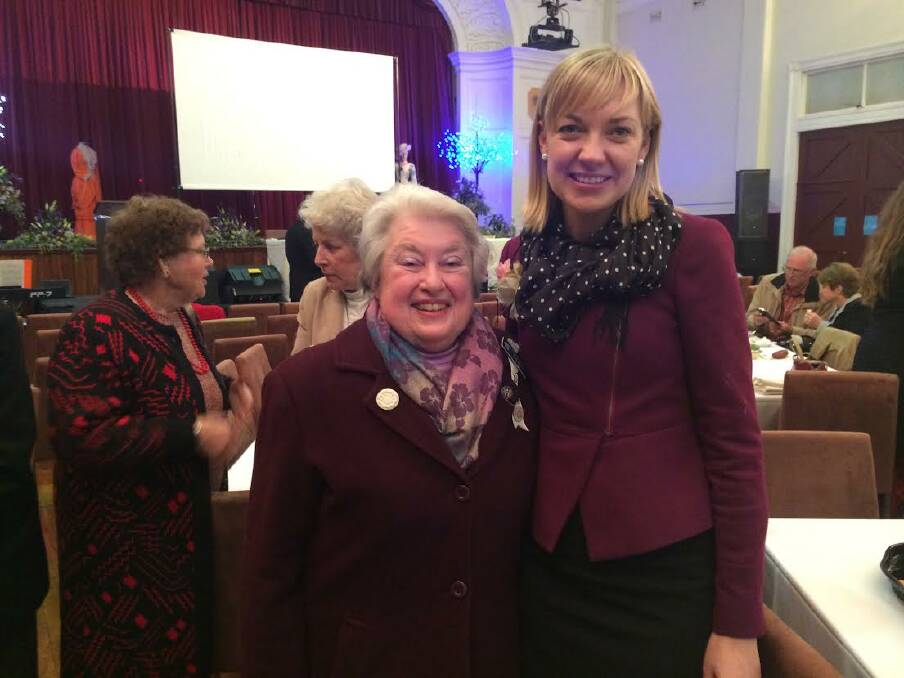 Newly appointed: CWA life member Marianne Nilsson and Mia Davies.