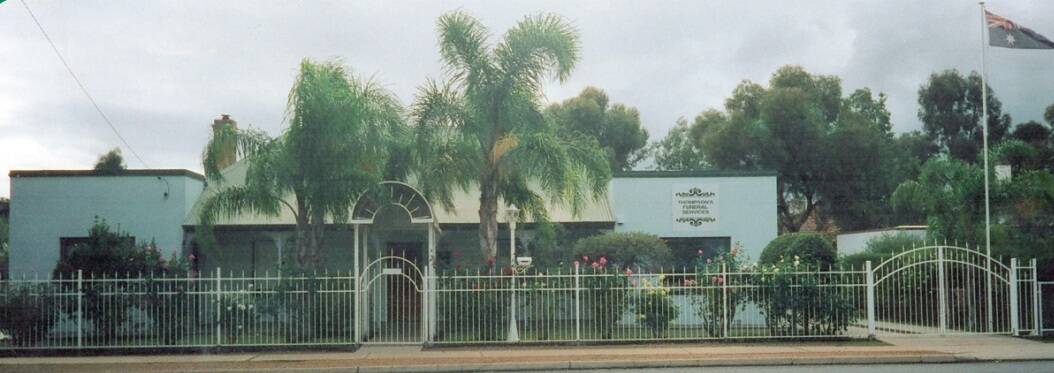 Local: The front of Thompsons Funeral Services, in Fitzgerald Street, Northam.
