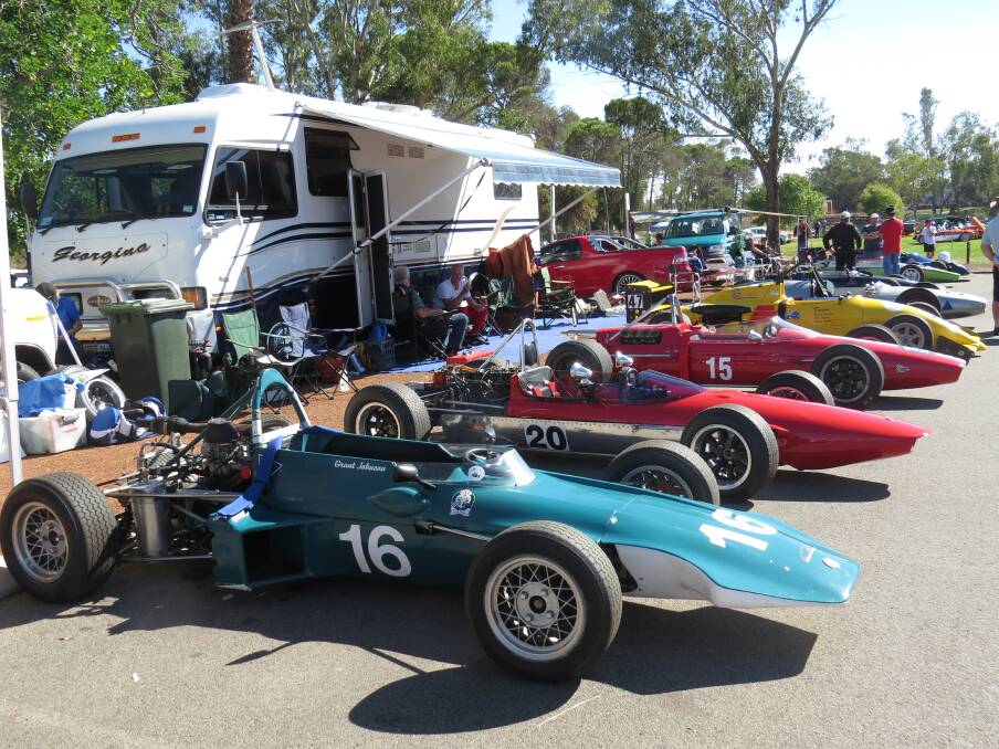 Viewing: More vintage cars for viewing at the Bernard Park car park.