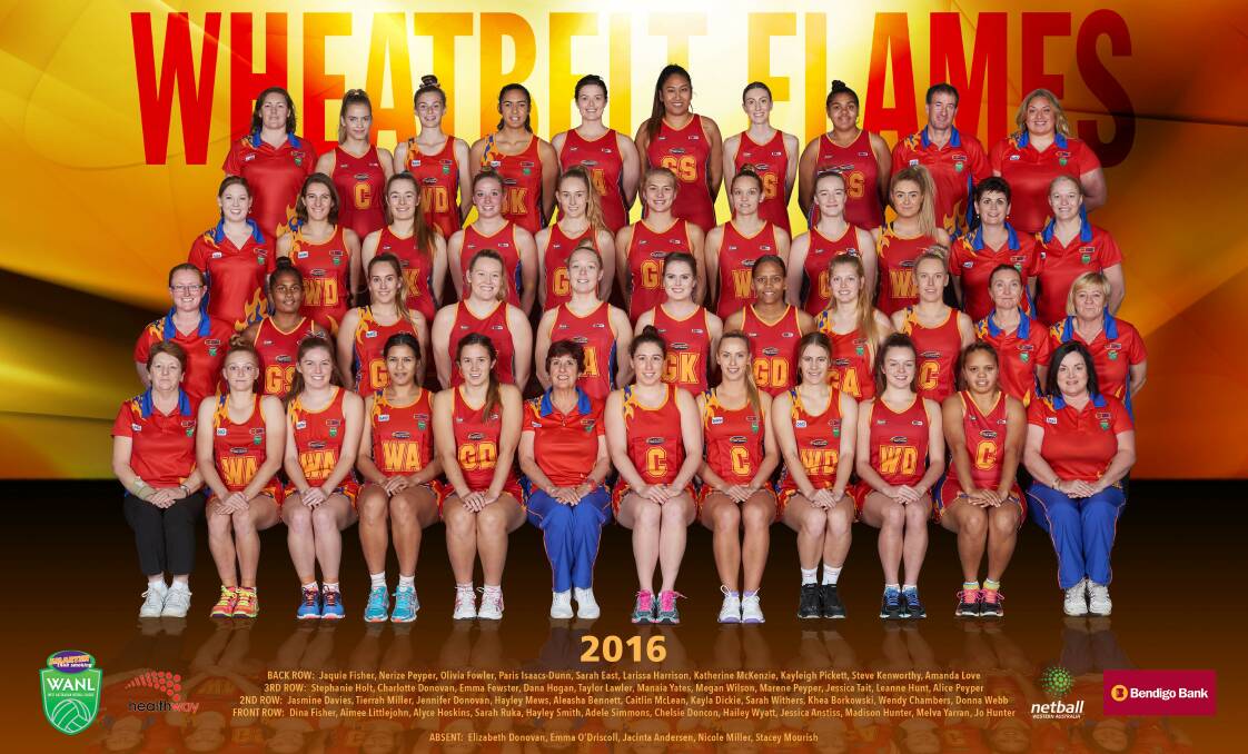 Scorching: The Wheatbelt Flames 2016 team.