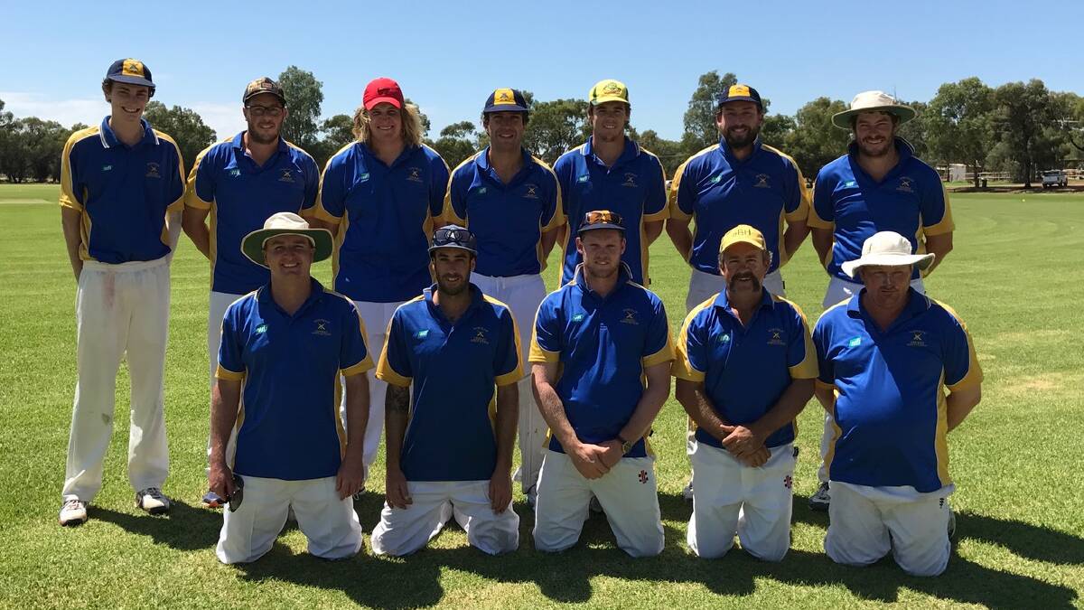 Team spirit: The Northam Country Cup team. Name listed in article. Photo: supplied.