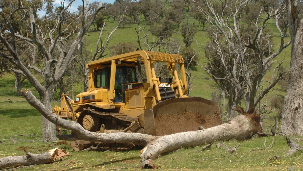 Recent notices for breaching the Environmental Protection and Biodiversity Conservation Act include cases of illegal land clearing. Picture supplied.