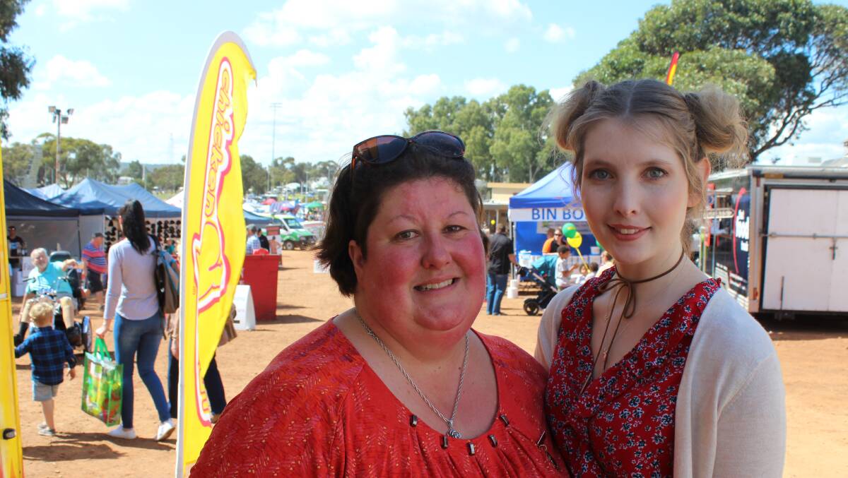 Northam Agricultural Society chief steward Fiona Brown with secretary Kylie Board.