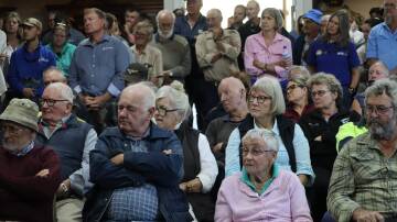 Almost 300 farmers and agricultural industry representatives packed the Yornup town hall for a drought crisis meeting.