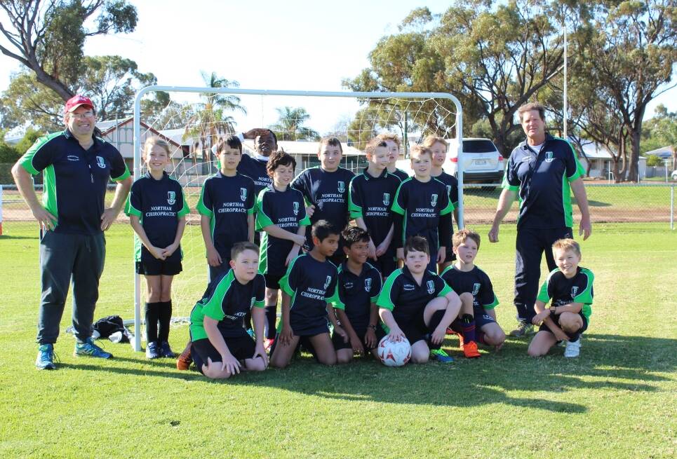 Good win: The Intermediate Northam Springfield Soccer Club team who won their match against Toodyay 2-1. Photo: supplied.