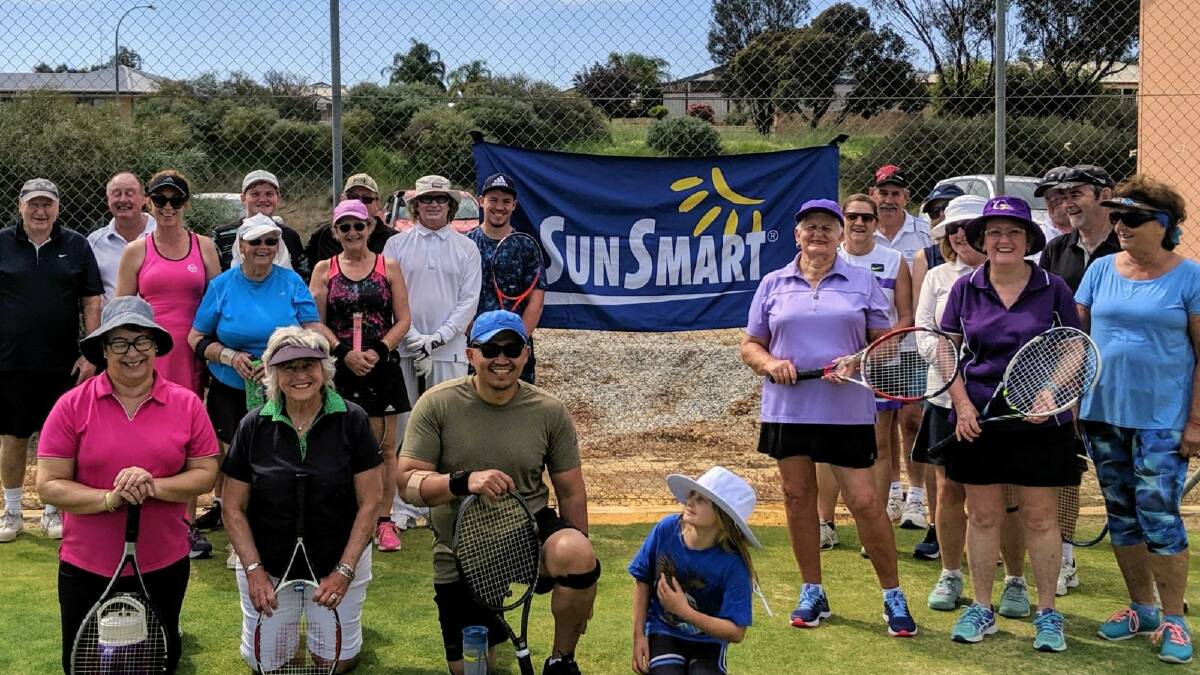 Welcome back: The Northam Lawn Tennis Club open day was held on Sunday, October 6. Photo: Supplied.