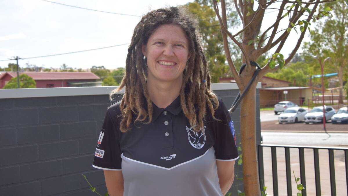 New role: Northam Senior High School teacher and local resident Leith Woods has been appointed coach of the Swan Districts Football Club women's league team. Photo: Eliza Wynn.