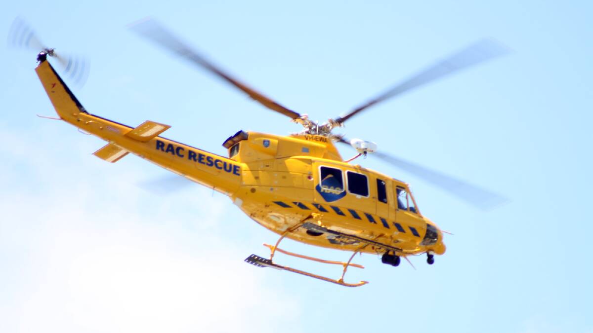Driver airlifted to Perth with serious head injuries sustained in Chittering crash