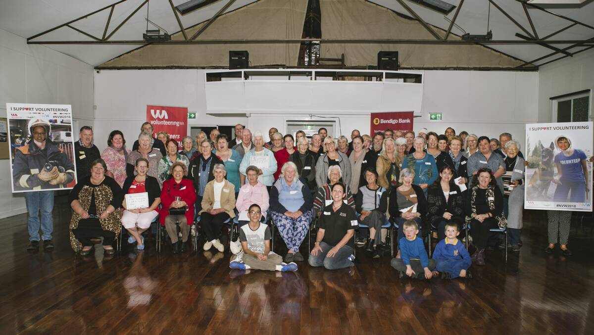 Saying thank you: Last year's National Volunteer Week celebratory events at the Northam Town Hall. Photo: Angie Roe Photography.
