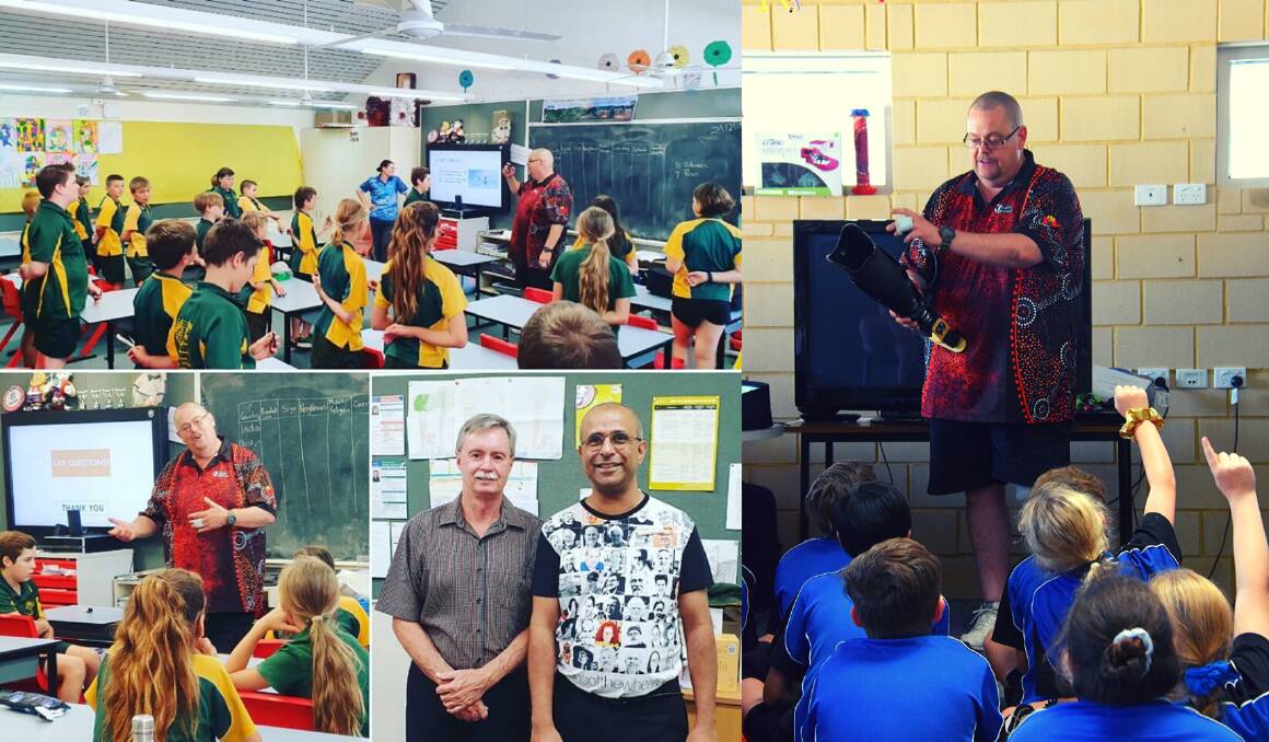 Inclusivity: Andrew Fairbairn presenting Disability Inclusion in Schools and Community (DISCO) program. Photos: Supplied.