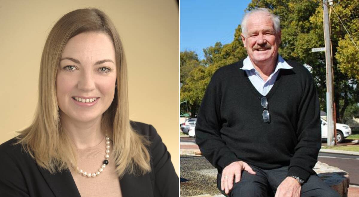 Debate: Nationals WA leader Mia Davies and WA Seniors Minister Mick Murray have had their say on aged care in the Wheatbelt. Photos: Supplied.