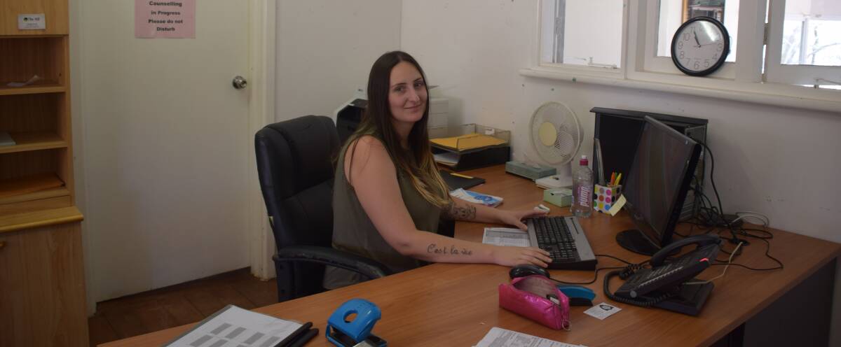 Codie Bush has taken on an administration role at Fresh Start in Northam after being mentored by coordinators David and Tina Gunter.