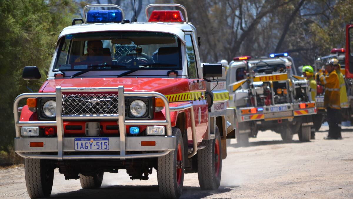 Firefighters are working on a blaze that started near the intersection of Coondle West Road and Red Gum Circle in Coondle.