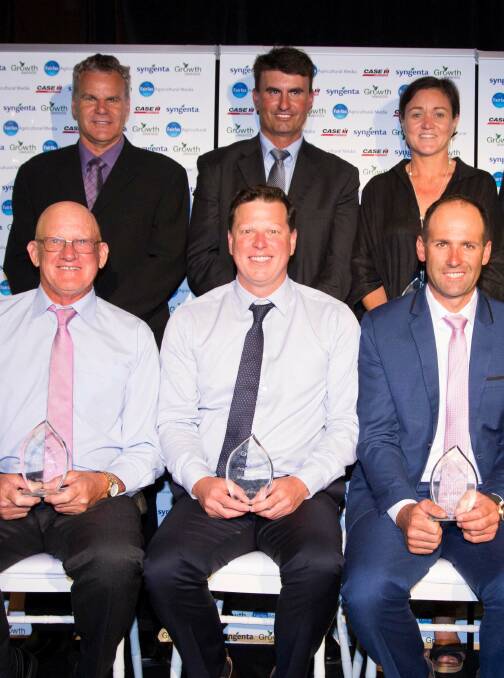Syngenta Growth Awards Sustainability award winner Duncan Young (top row, middle) has been rewarded for his quest to increase efficiency in Beverley.
