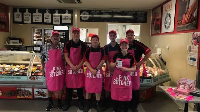 Quin’s Butchers turn pink for breast cancer awareness