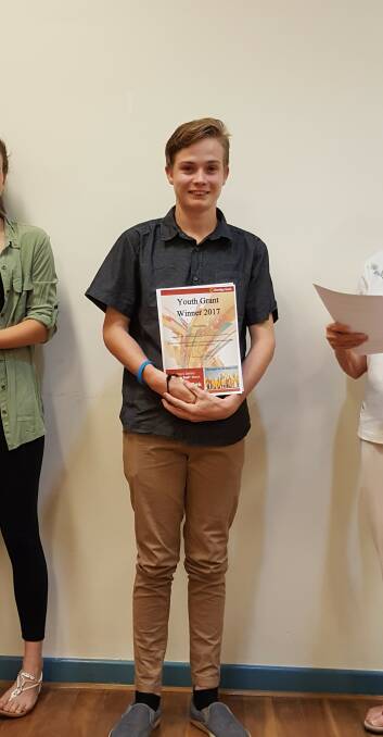Winner: Bailey Valentine, is the new face of the 2018 Youth Focus Community Grant Program, the annual scholarship program run by Bendigo Bank. He has received $5,000 in support of following his future endeavours. Photo: supplied.