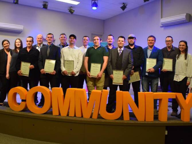 Community support: The community has been invited to the second public Fresh Start Recovery Programme graduation. Photo: Eliza Wynn.