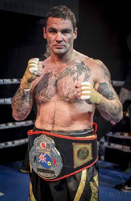 Charged: Northam light heavyweight champion Vencent Stephen Caruana has been charged with the murder of a woman in Welshpool last week. Photo: Supplied.