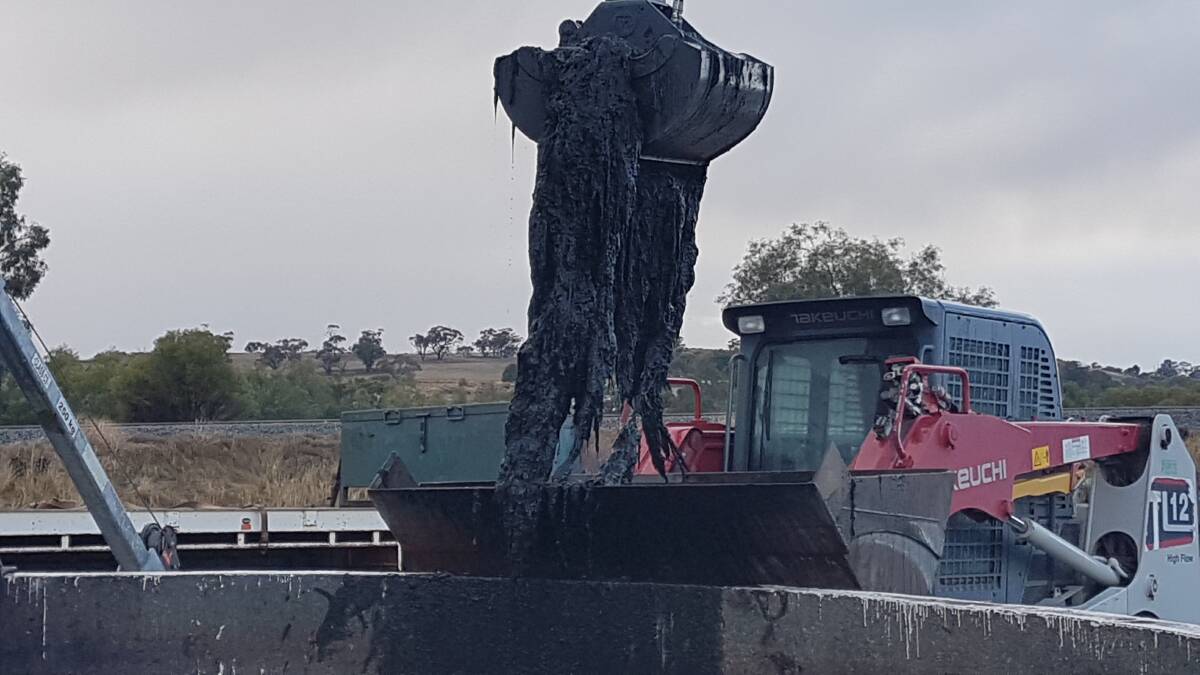 Flush warning: A 250 kilogram 'pipe monster' was pulled from Northam's wastewater system last week. Photo: Supplied.