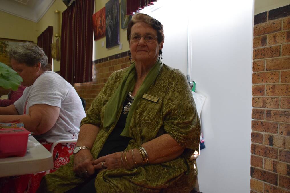 Comfort: Northam Over 60s life member Eileen Budd using one of the new chairs the group was able to buy thanks to a grant from the Shire of Northam. Photo: Supplied.