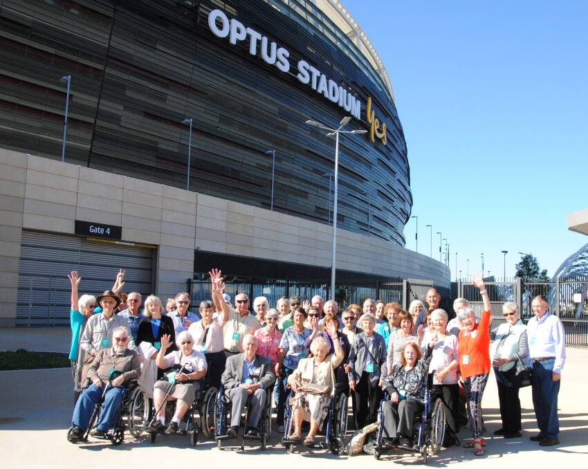 Northam Probus Club gets guided tour of Optus Stadium