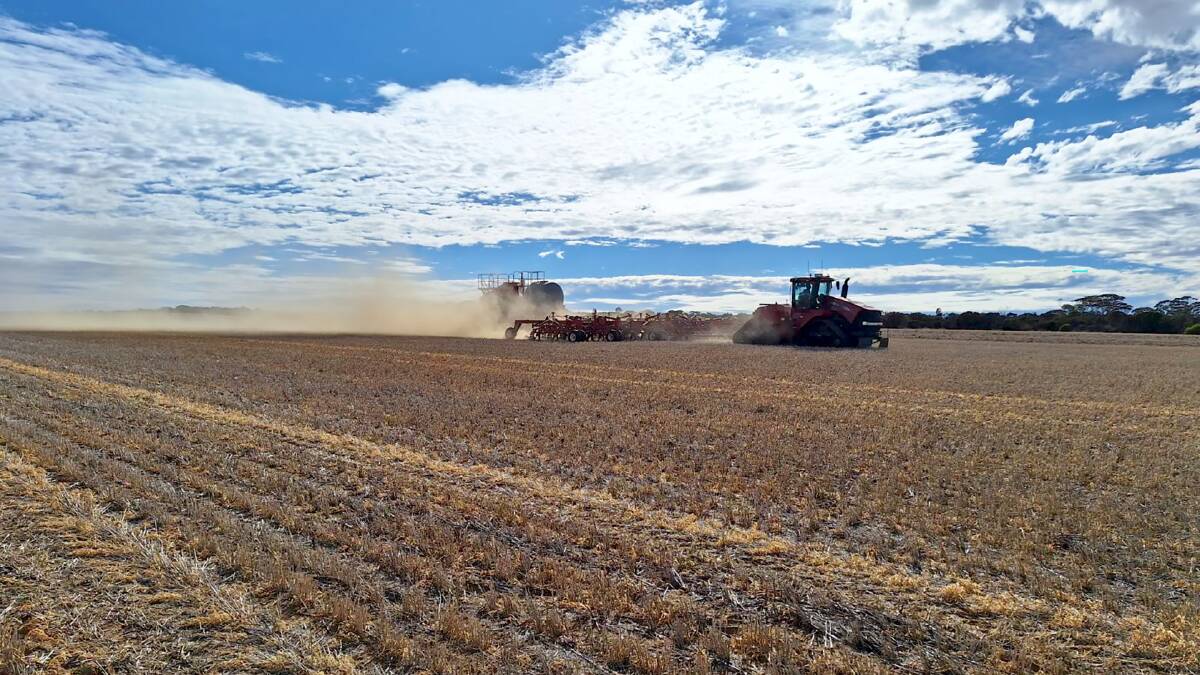 Seeding started with Mohawk wheat last week.