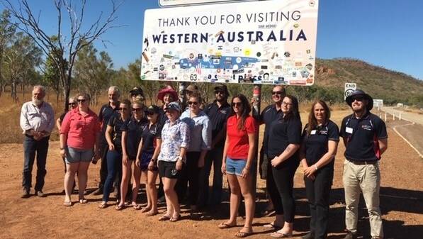 LEARNING TOUR: Muresk students embarked on an 11-day tour of the Kimberley and Northern Territory recently. Photo: Supplied.