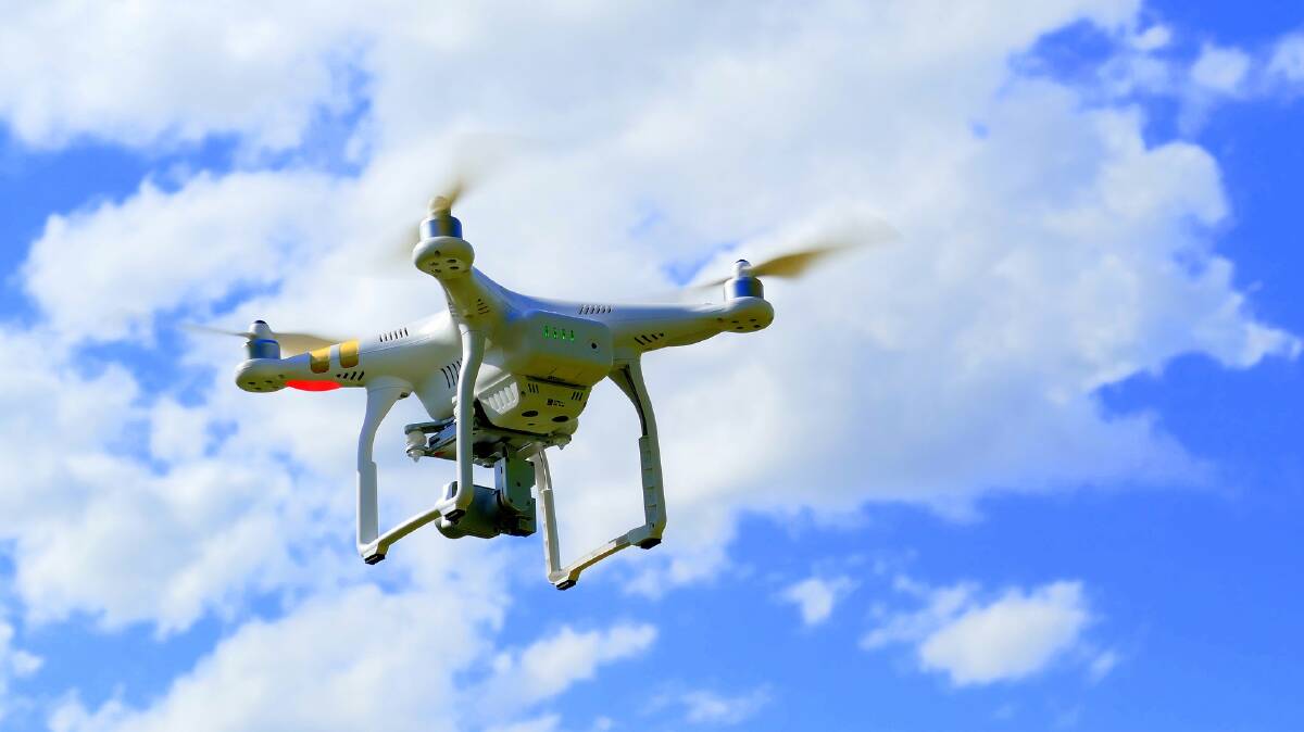WA Police have launched drones that will be used to enforce social distancing rules. Photo: File image.