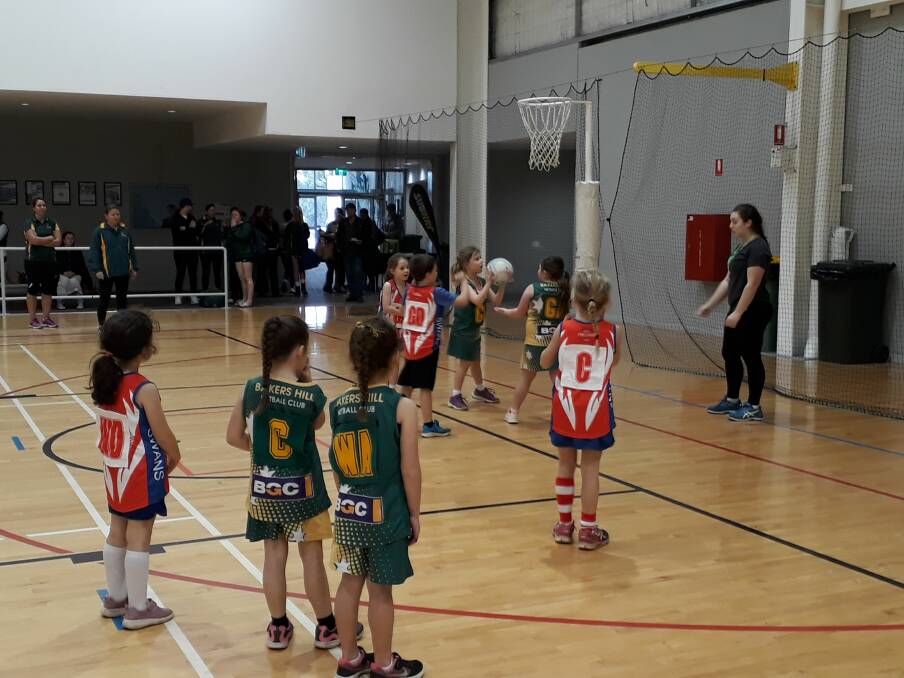 Stars of the future: Bakers Bilbys vs Swans in the Set division. Photo: supplied.