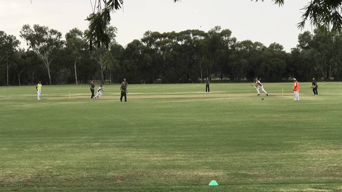 More action from Sunday's B-grade match.