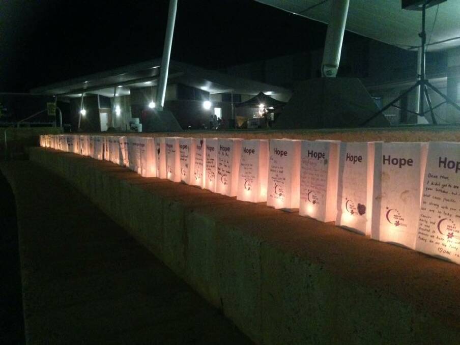 Messages of hope: A display at last year's event. Photo: supplied.