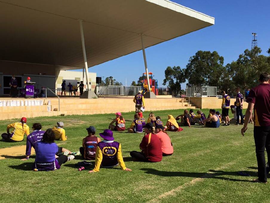 2017 Relay for Life: Participants enjoying a rest listening to the closing ceremony. Photo: supplied.